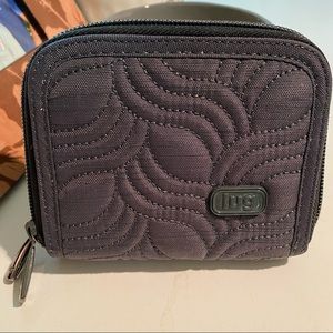 Lug Splits Grey RFID Wallet